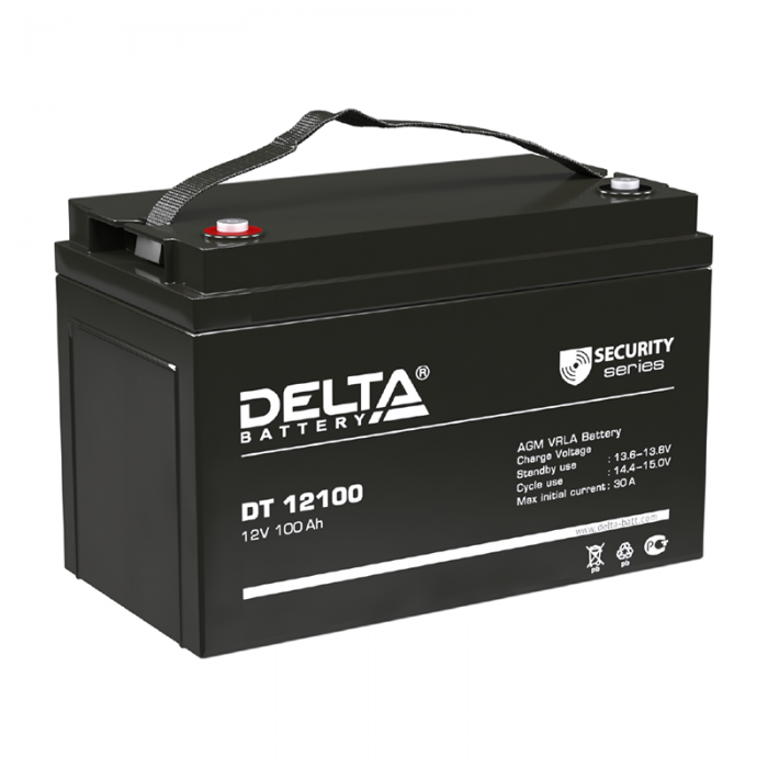 Аккумулятор Delta DT 12V 100Ah